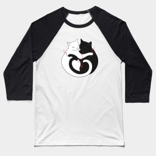 Blazing Cat Love Baseball T-Shirt